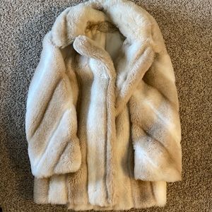 Faux (I think) fur coat